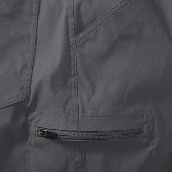 Eddie Bauer Men's Tech Short, Light Gray - Picture 7 of 8